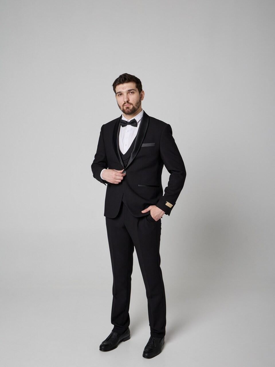 Костюм мужской смокинг тройка